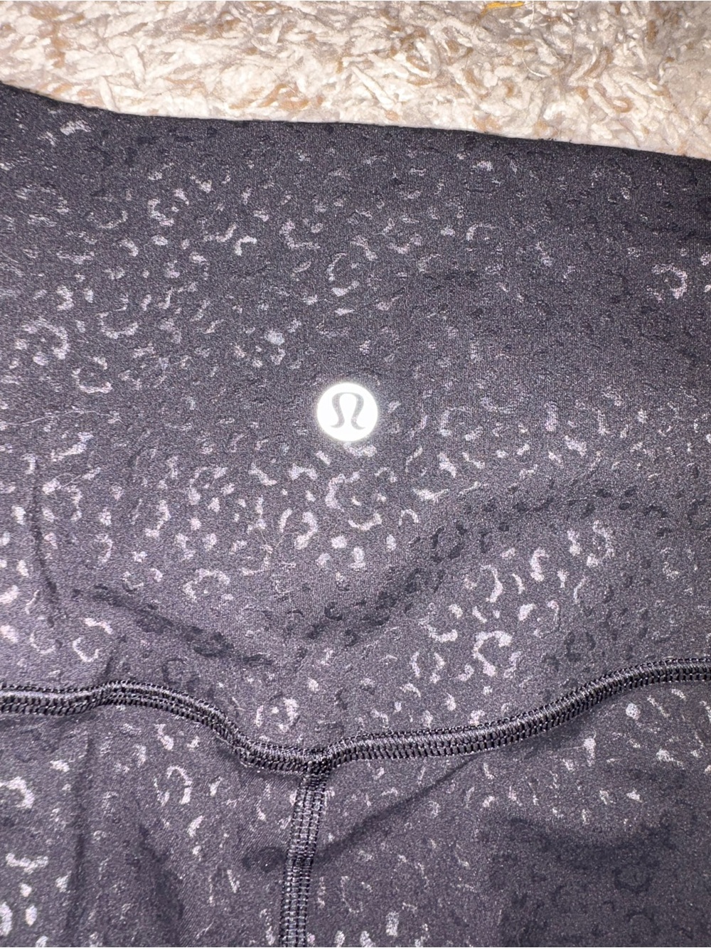 Lululemon Align HR Pant 28” Leopard Daisy Emboss Black - Picture 4 of 5